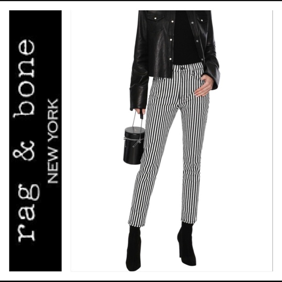 rag and bone striped jeans